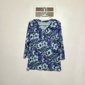 Studio Works Floral Cotton Blouse